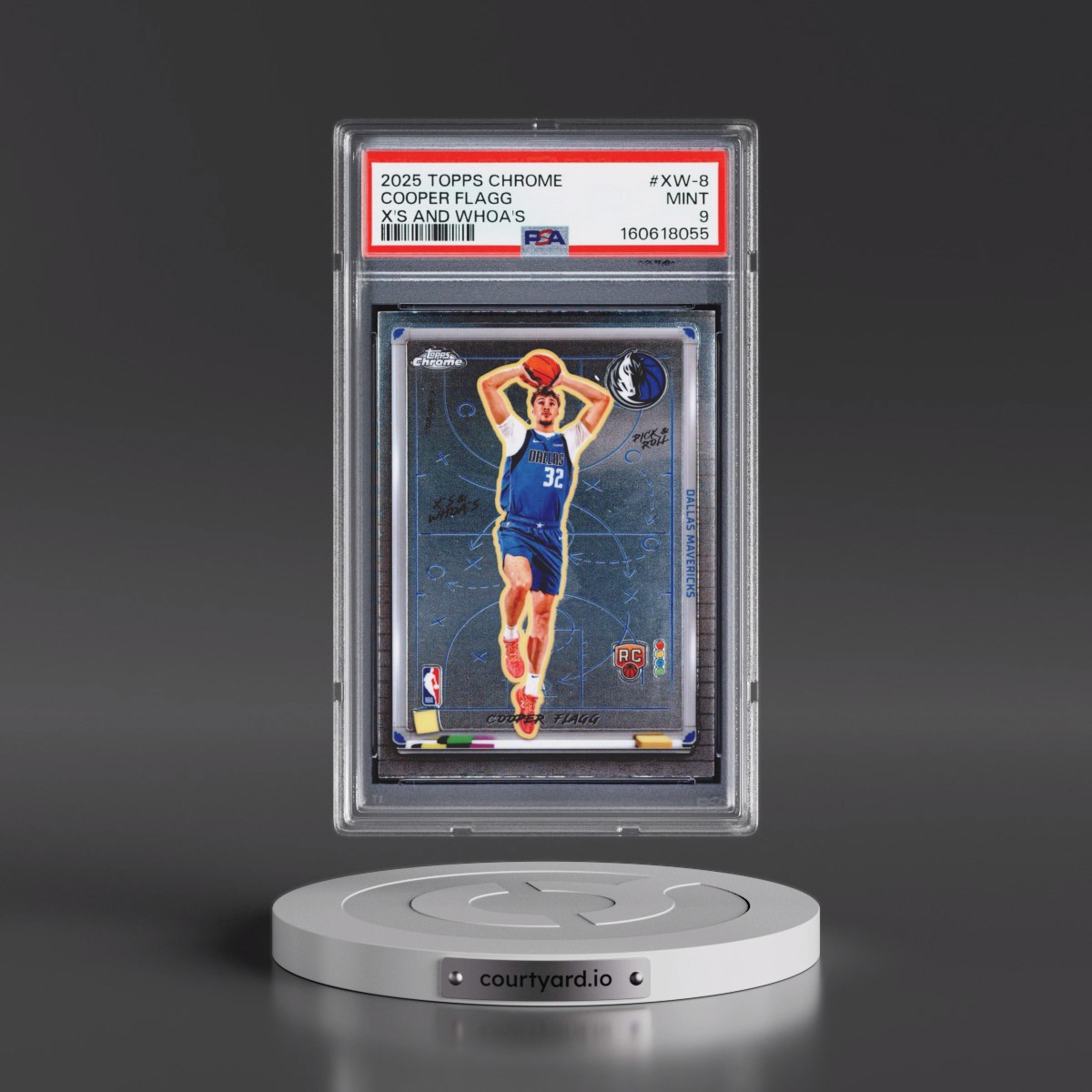2025 Topps Chrome X's and Whoa's #XW-8 Cooper Flagg (PSA 9 MINT)
