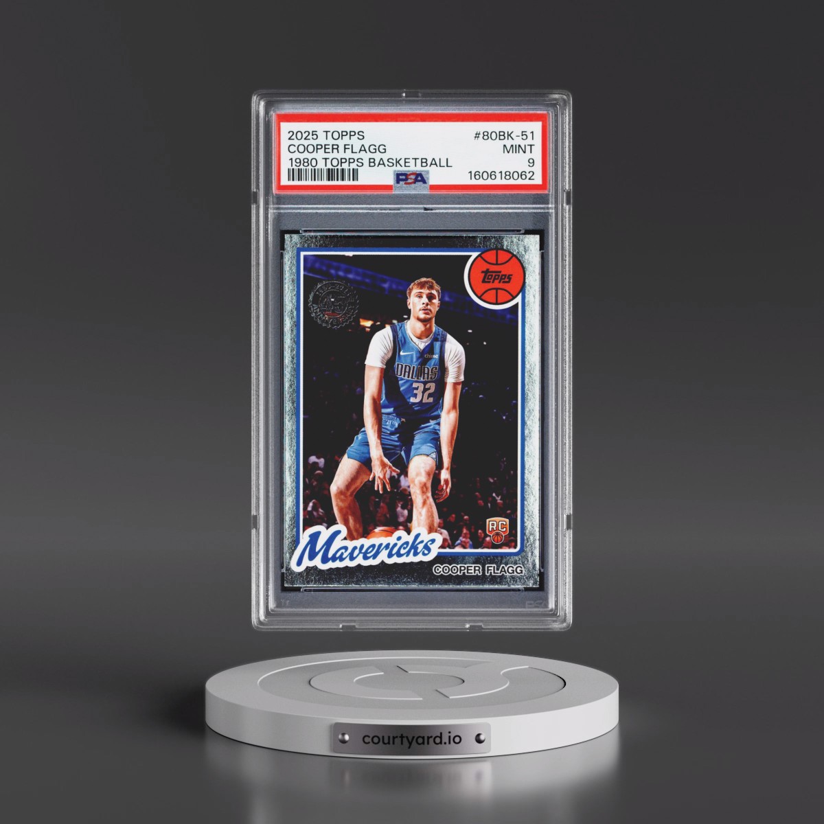 2025 Topps 1980-81 Topps Basketball #80BK-51 Cooper Flagg (PSA 9 MINT)