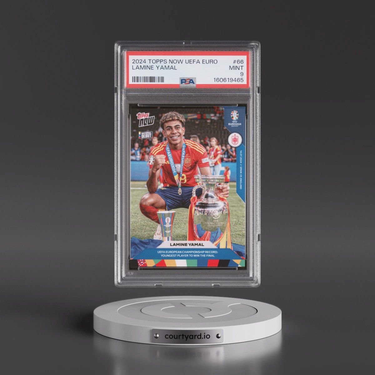 2024 Topps Now UEFA Euro #66 Lamine Yamal (PSA 9 MINT)