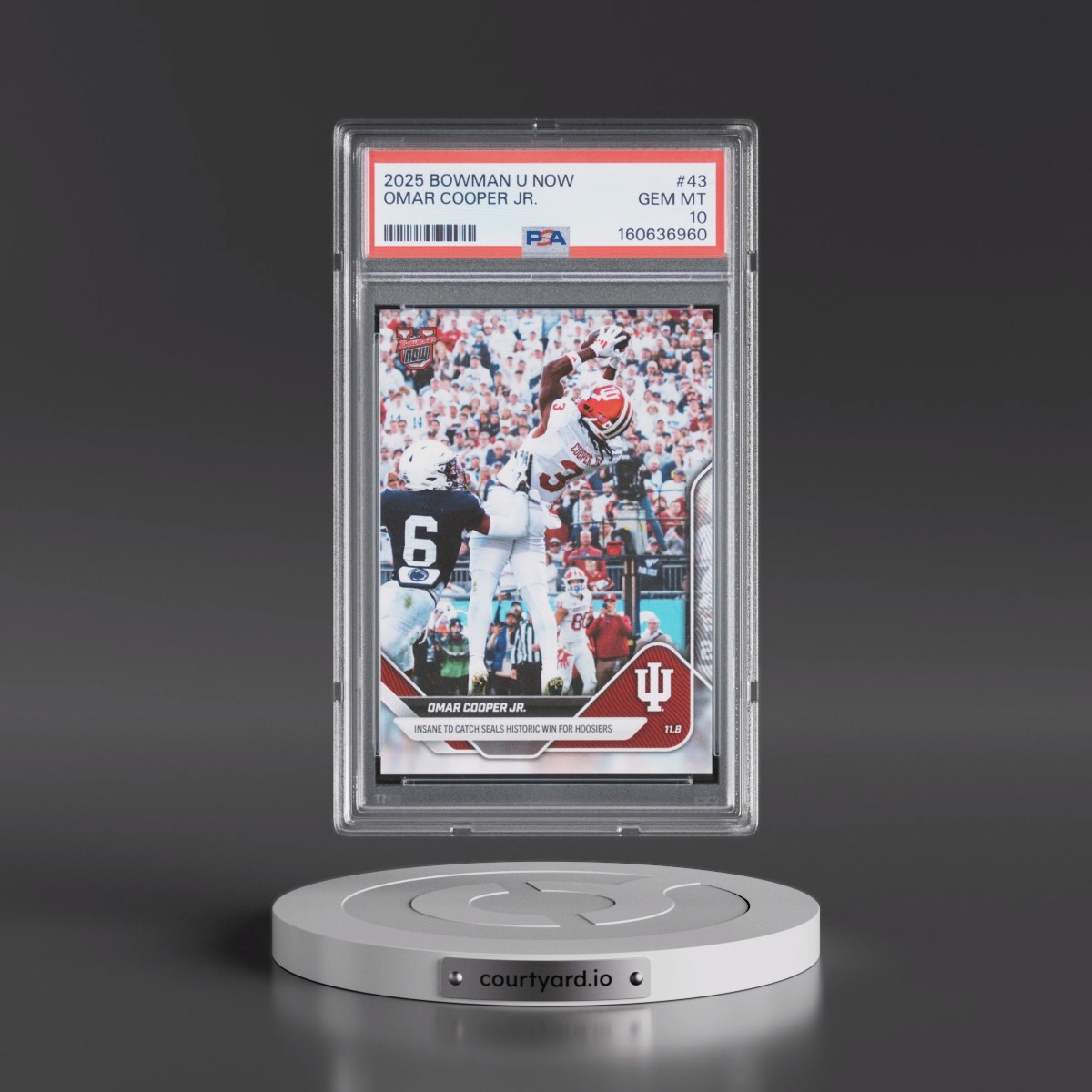 2025 Bowman U Now #43 Omar Cooper Jr. (PSA 10 GEM MINT)