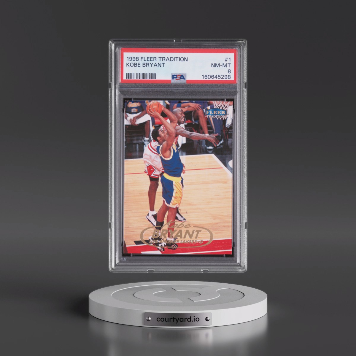 1998 Fleer Tradition Kobe Bryant #1 PSA 8