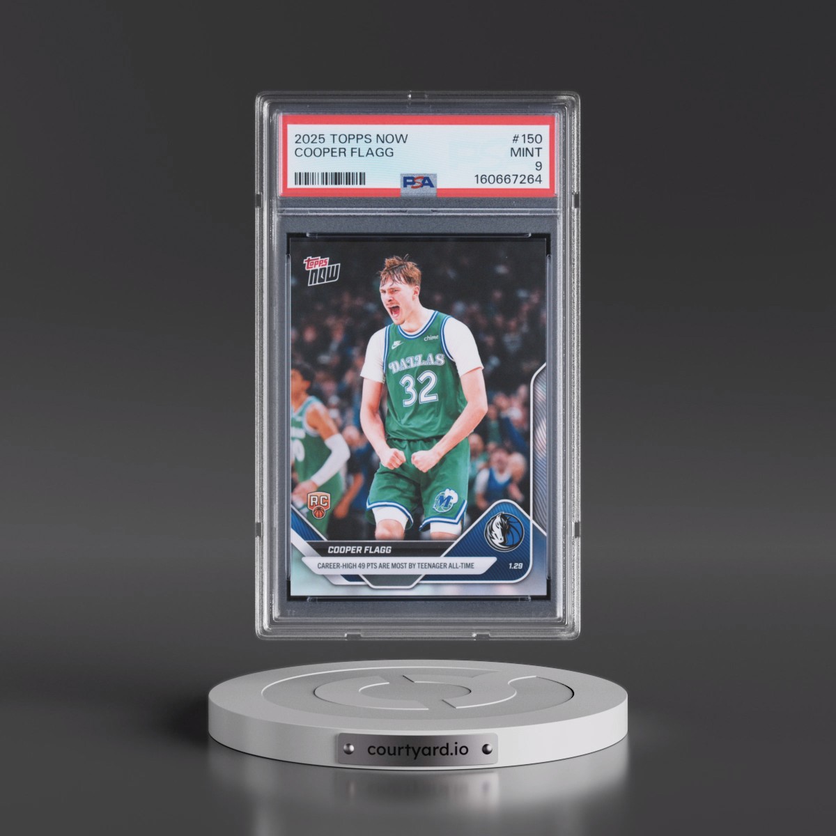2025 Topps Now #150 Cooper Flagg (PSA 9 MINT)