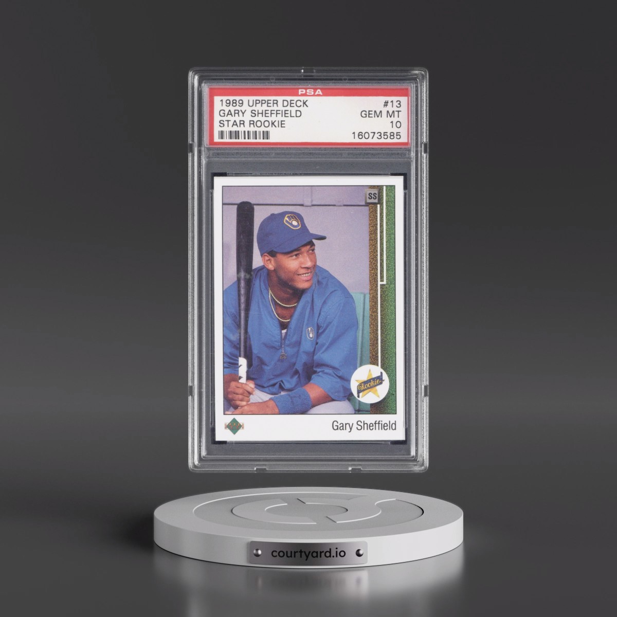 1989 Upper Deck #13 Gary Sheffield - Star Rookie (PSA 10 GEM MINT)