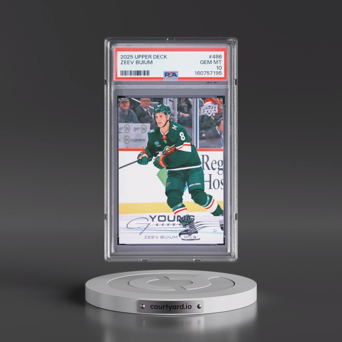2025 Upper Deck Zeev Buium #486 PSA 10