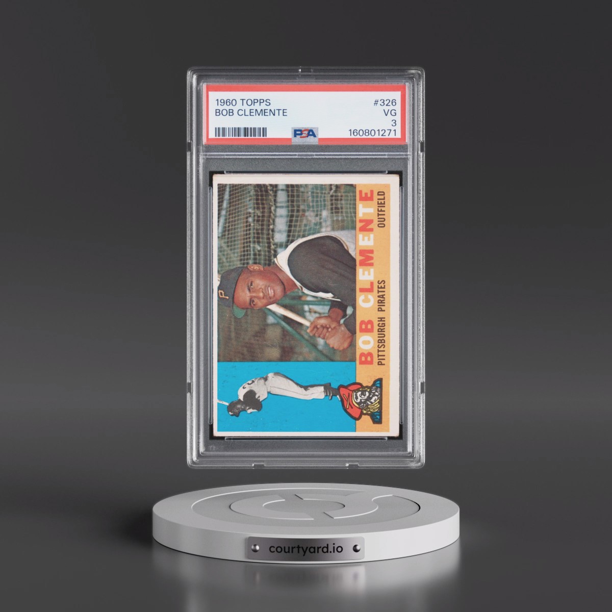 1960 Topps #326 Bob Clemente (PSA 3 VG)