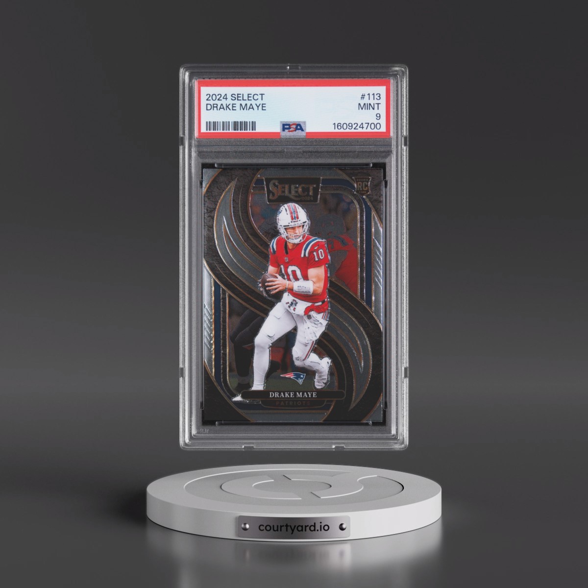 2024 Panini Select #113 Drake Maye (PSA 9 MINT)