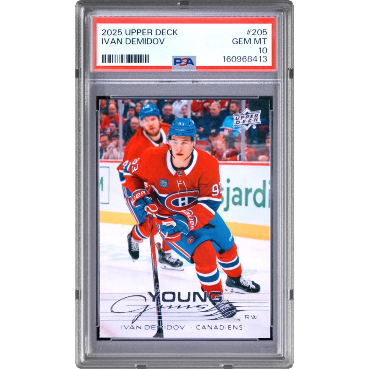 2025 Upper Deck #205 Ivan Demidov (PSA 10 GEM MINT)