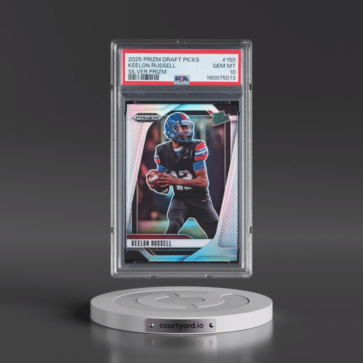 2025 Panini Prizm Draft Picks Keelon Russell - Silver Prizm #150 PSA 10