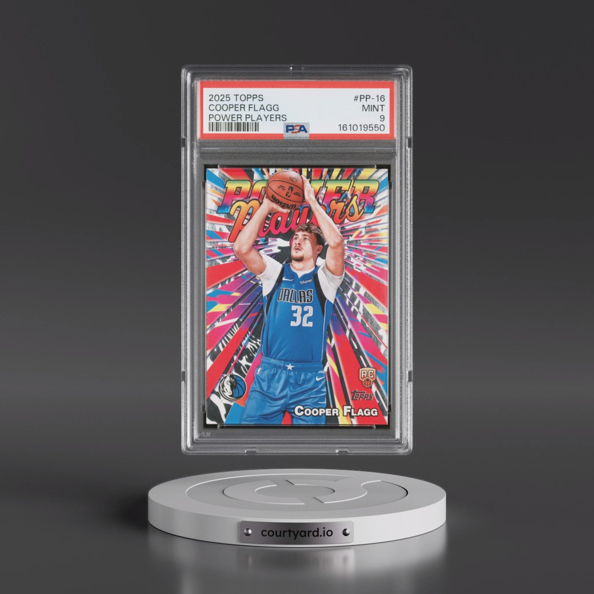 2025 Topps Power Players #PP-16 Cooper Flagg (PSA 9 MINT)