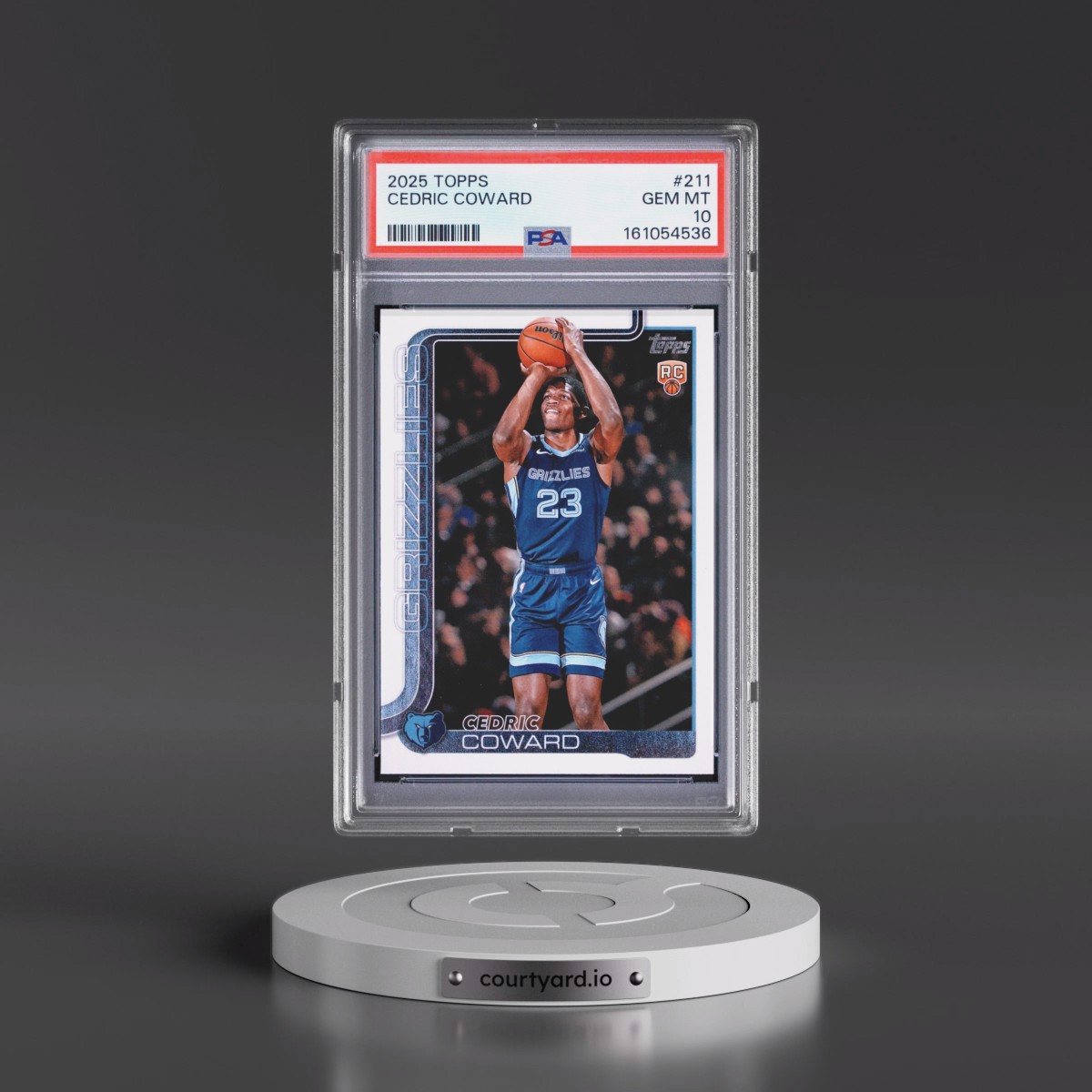 2025 Topps #211 Cedric Coward (PSA 10 GEM MINT)