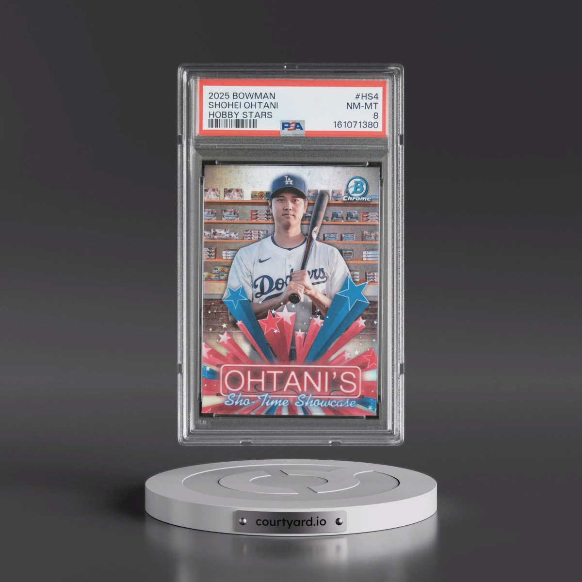 2025 Bowman Hobby Stars #HS4 Shohei Ohtani (PSA 8 NM-MT)