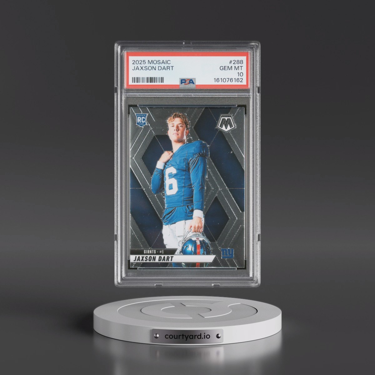 2025 Panini Mosaic #288 Jaxson Dart (PSA 10 GEM MINT)