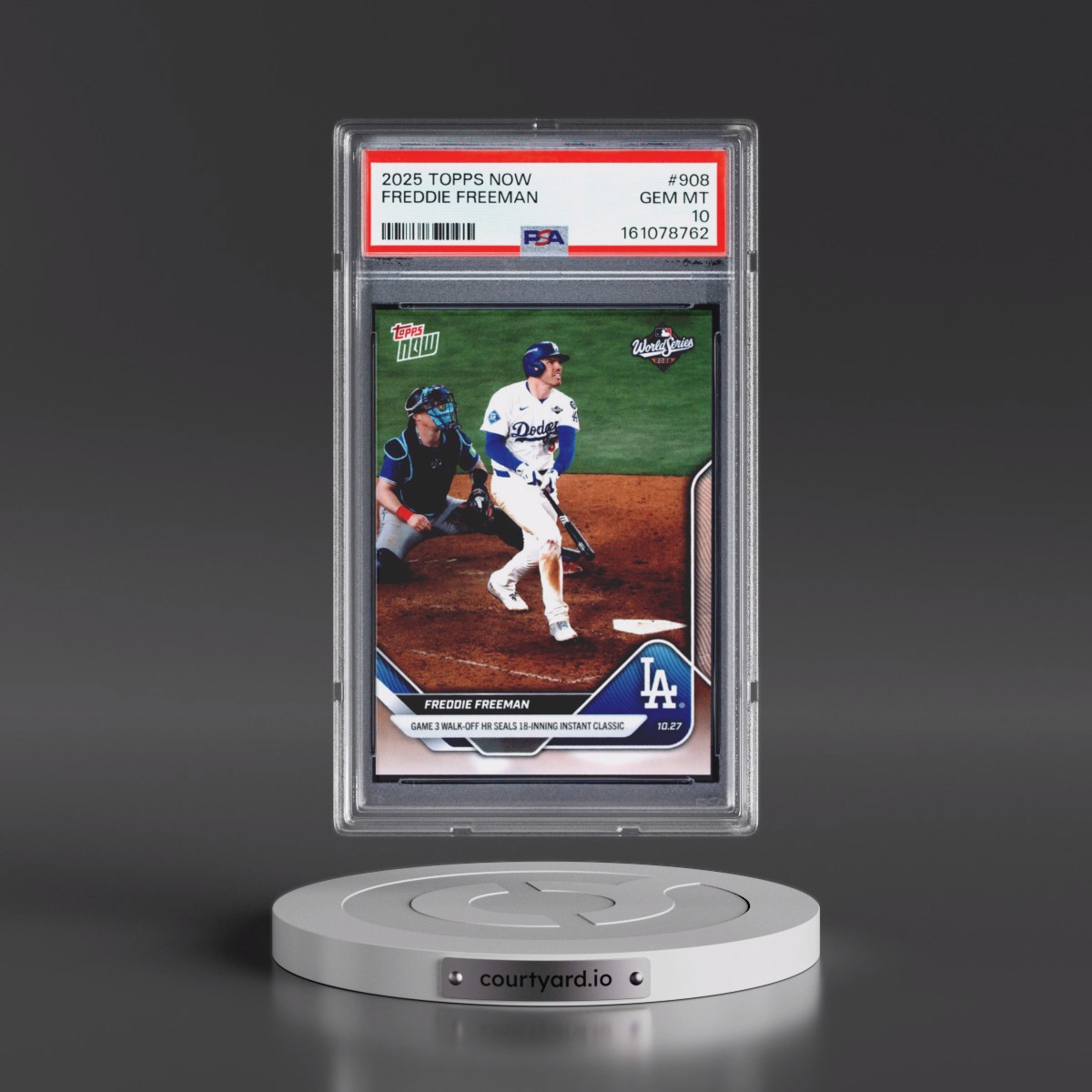 2025 Topps Now #908 Freddie Freeman (PSA 10 GEM MINT)