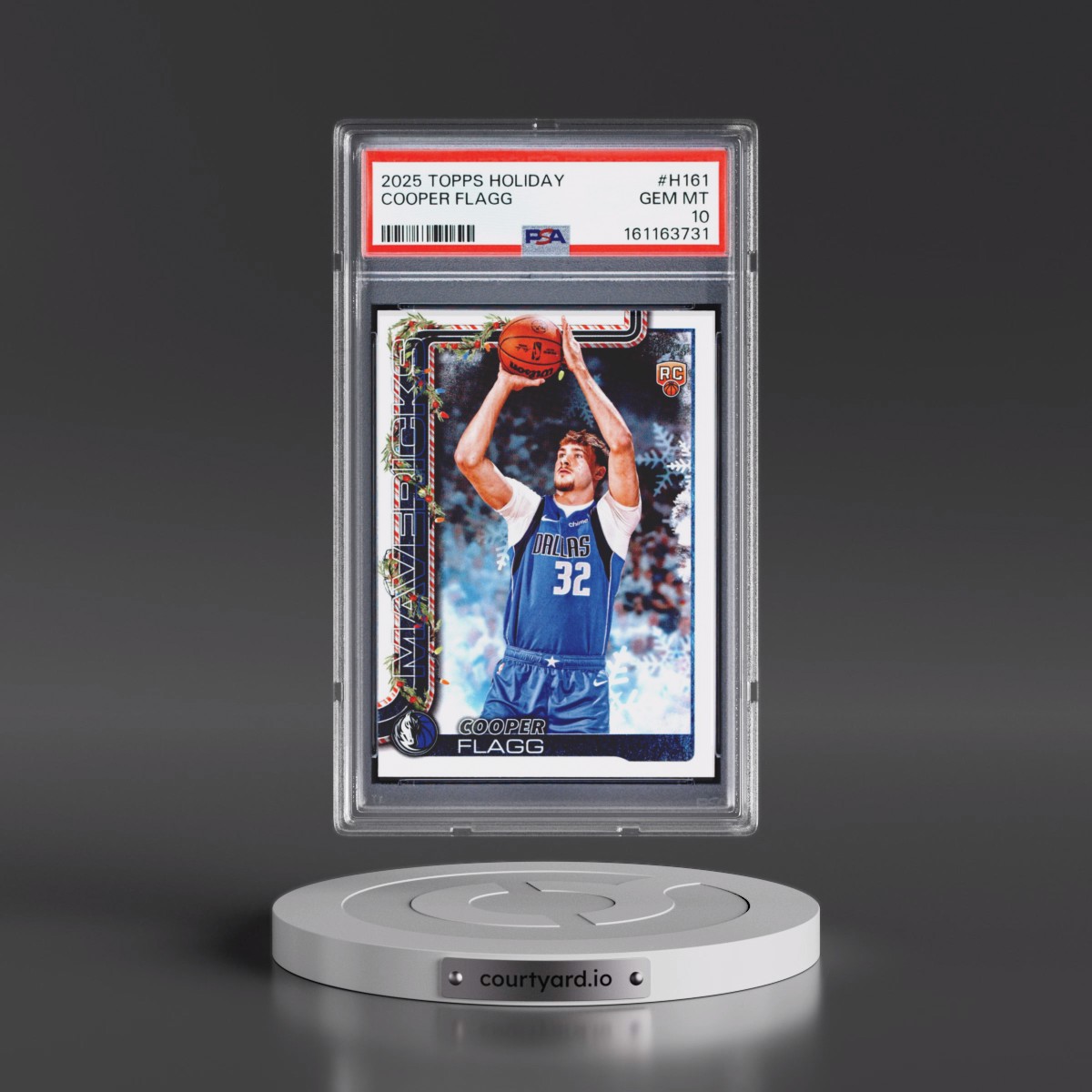 2025 Topps Holiday #H161 Cooper Flagg (PSA 10 GEM MINT)