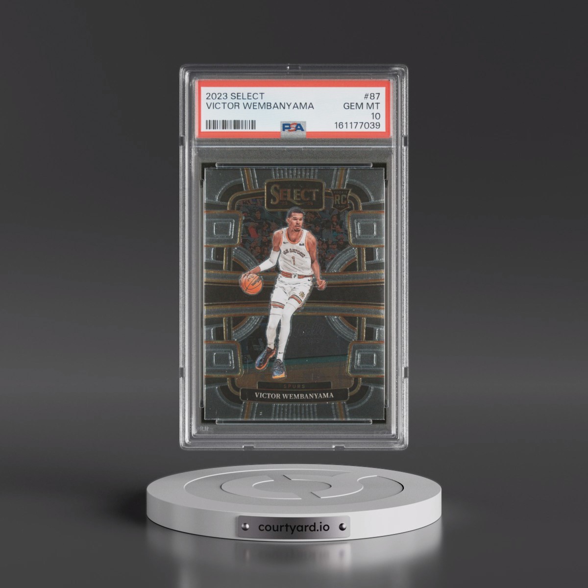 2023 Panini Select #87 Victor Wembanyama (PSA 10 GEM MINT)