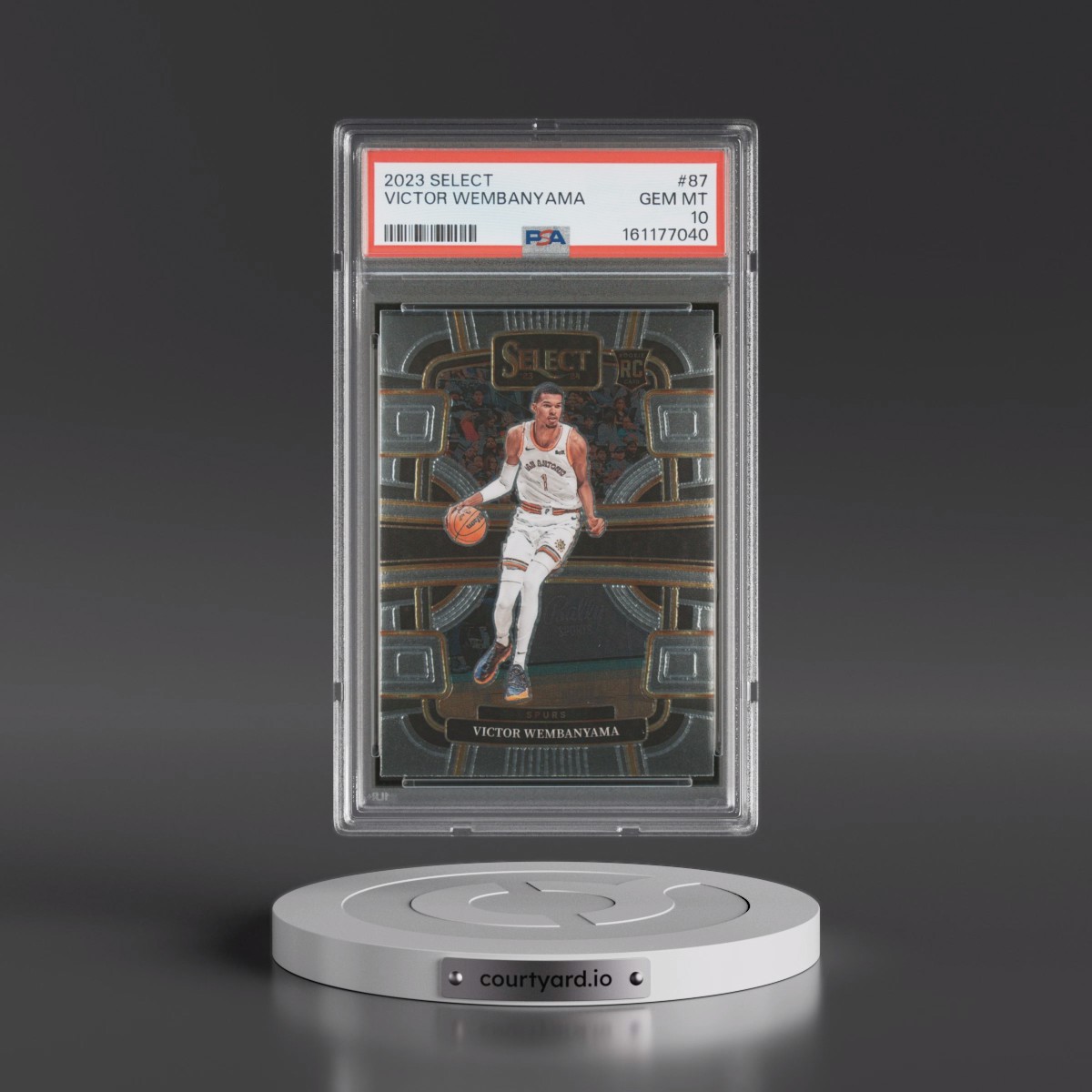 2023 Panini Select #87 Victor Wembanyama (PSA 10 GEM MINT)