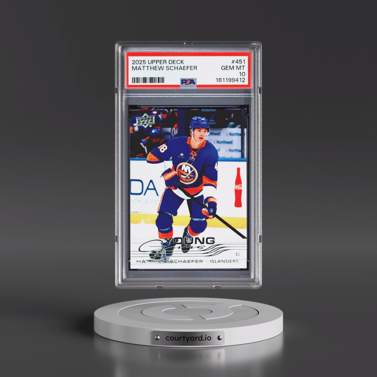 2025 Upper Deck #451 Matthew Schaefer (PSA 10 GEM MINT)