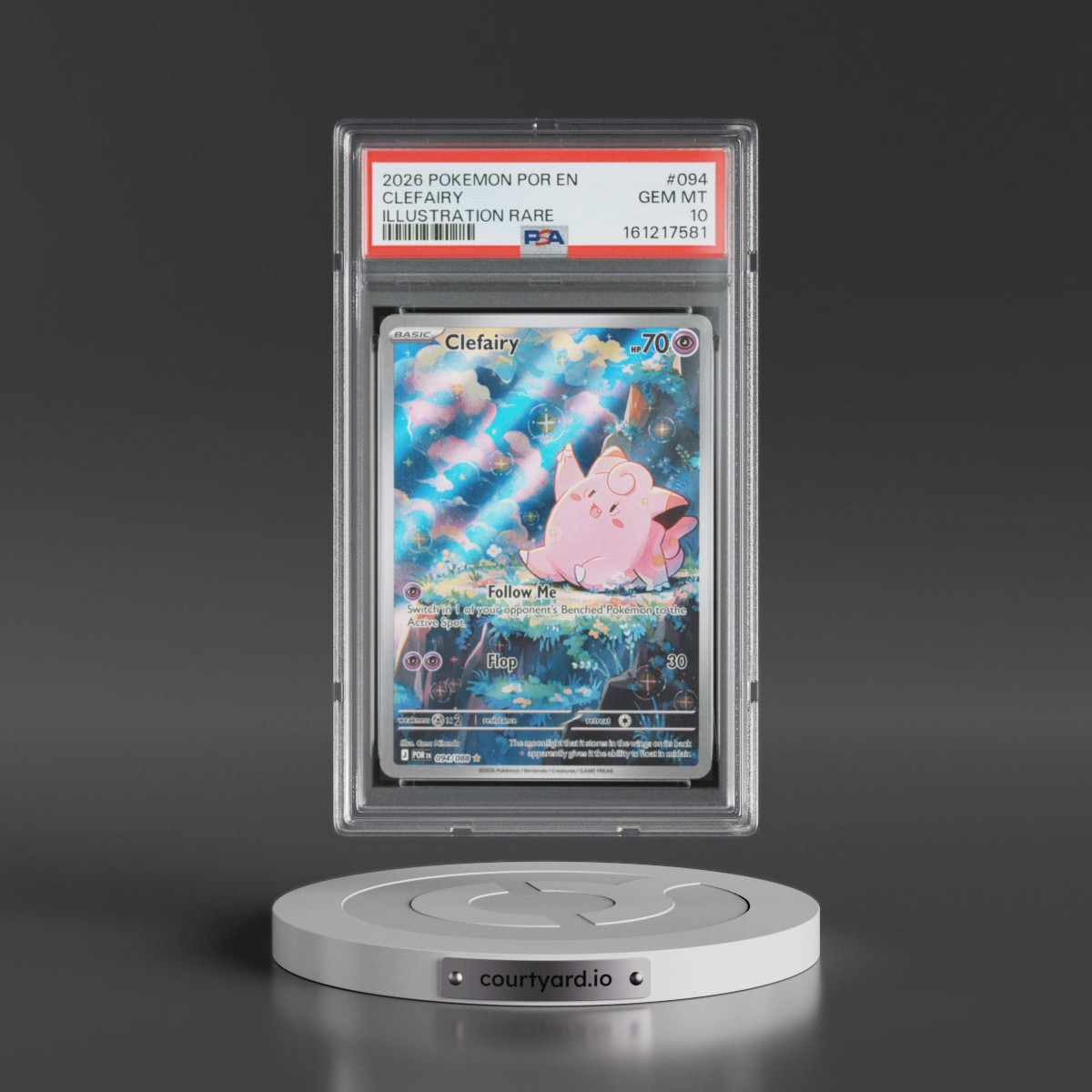 2026 Pokémon Por EN-Perfect Order Clefairy - Illustration Rare #094 PSA 10