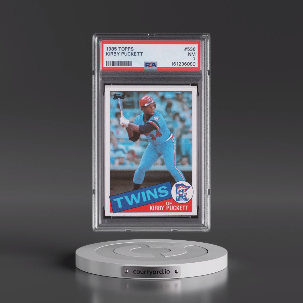 1985 Topps #536 Kirby Puckett (PSA 7 NM)