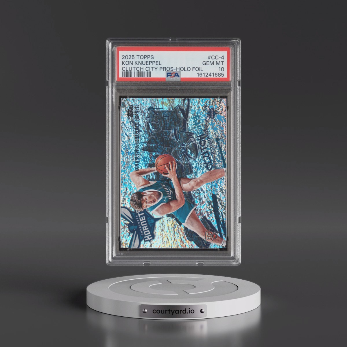 2025 Topps Clutch City Prospects #CC-4 Kon Knueppel - Holo Foil (PSA 10 GEM MINT)