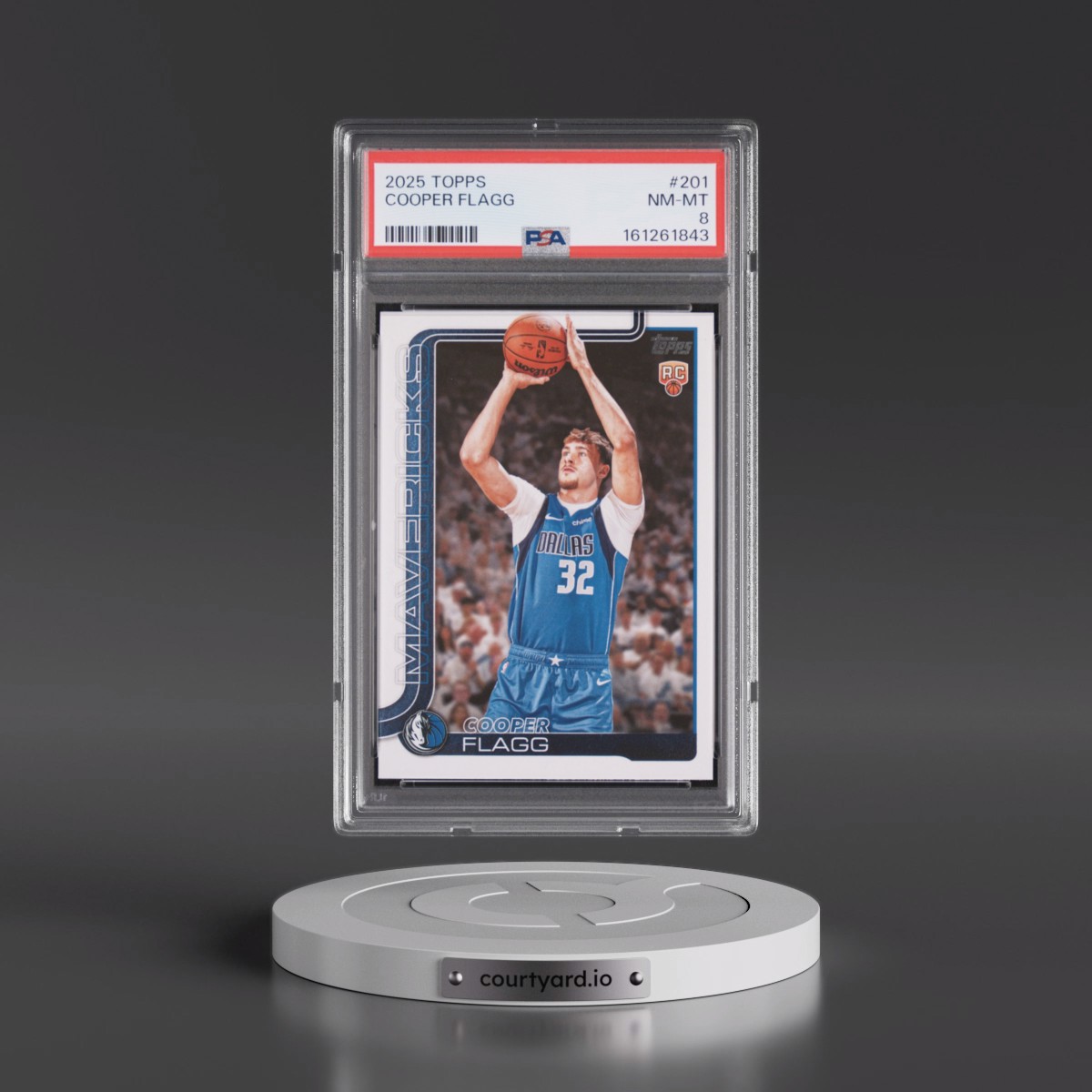 2025 Topps #201 Cooper Flagg (PSA 8 NM-MT)