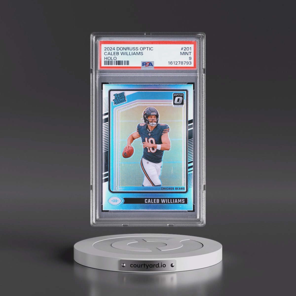 2024 Panini Donruss Optic #201 Caleb Williams - Holo (PSA 9 MINT)