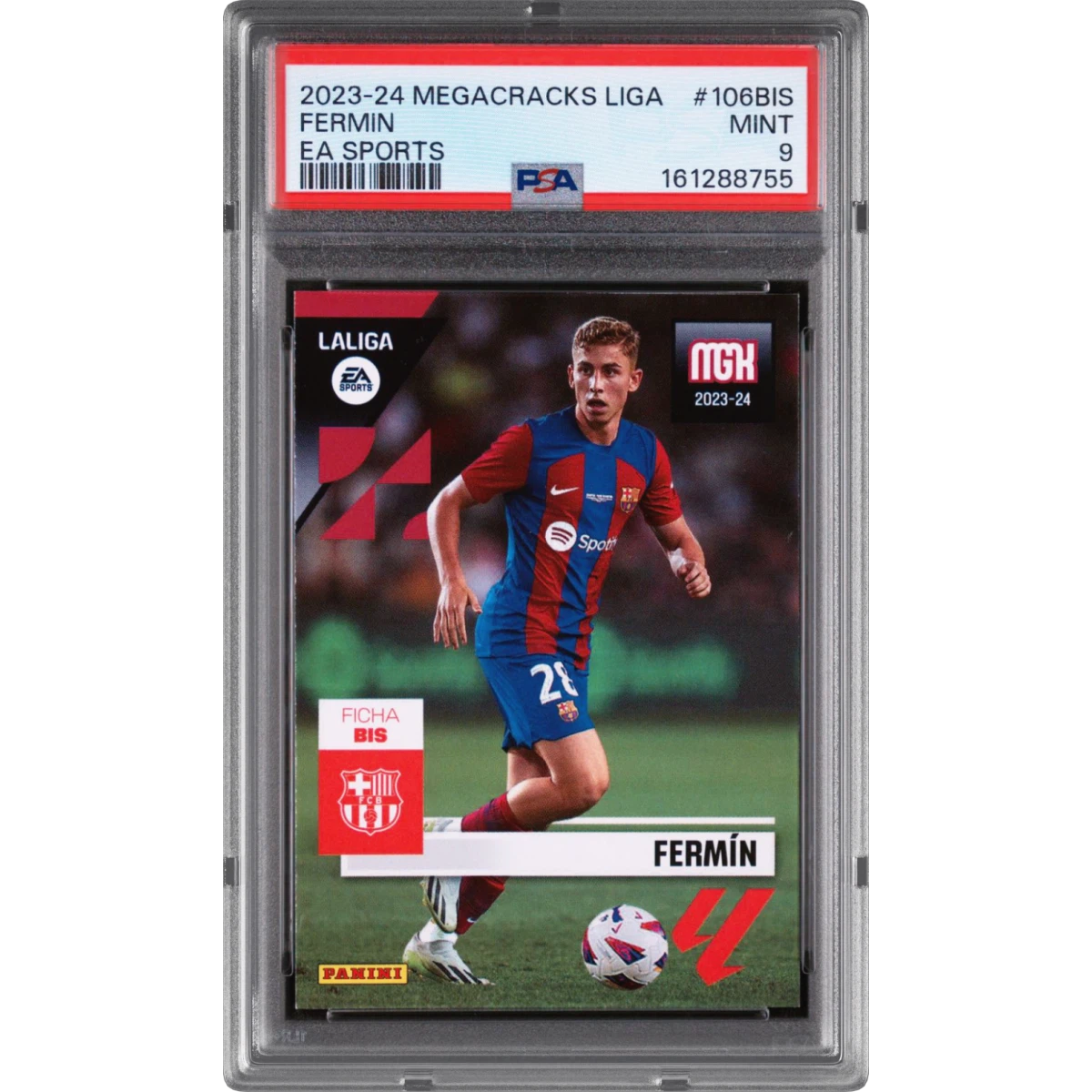 2023-24 Panini Megacracks Laliga EA Sports #106BIS Fermin (PSA 9 MINT)