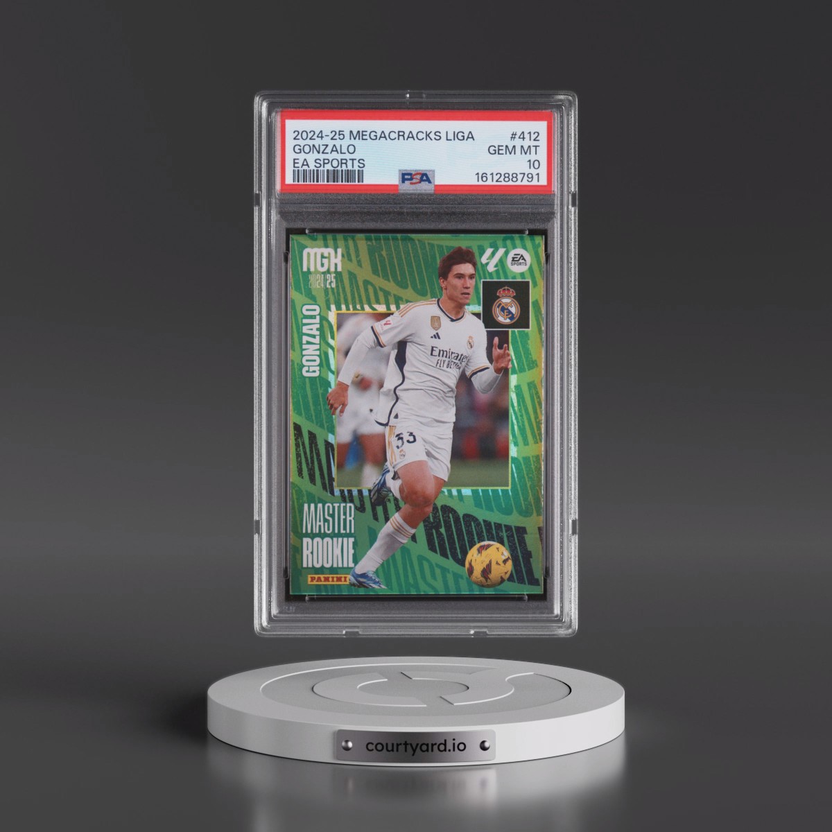 2024 Panini Megacracks Mgk Laliga EA Sports #412 Gonzalo (PSA 10 GEM MINT)