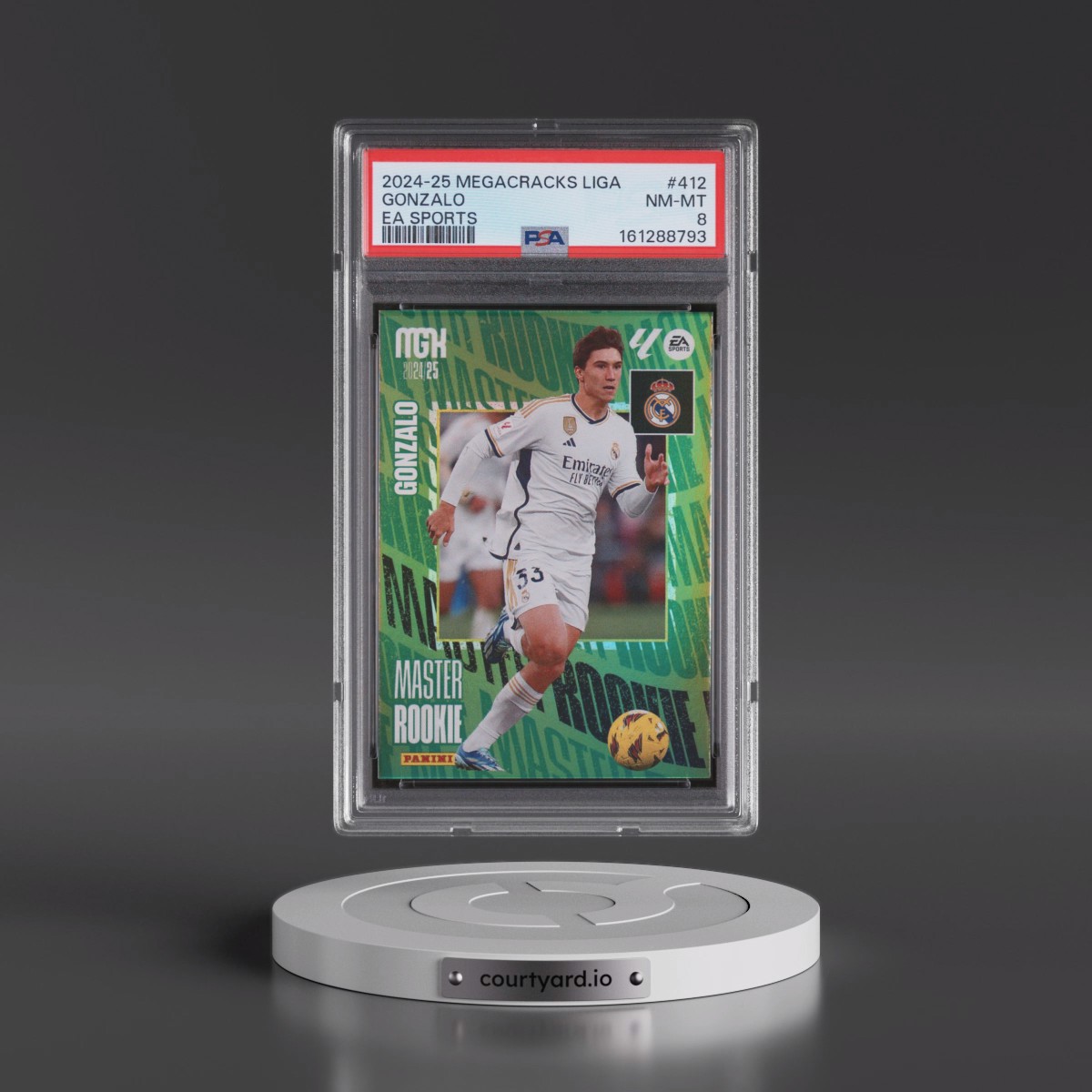 2024 Panini Megacracks Mgk Laliga EA Sports #412 Gonzalo (PSA 8 NM-MT)