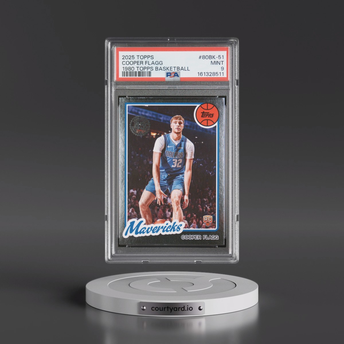 2025 Topps 1980-81 Topps Basketball #80BK-51 Cooper Flagg (PSA 9 MINT)