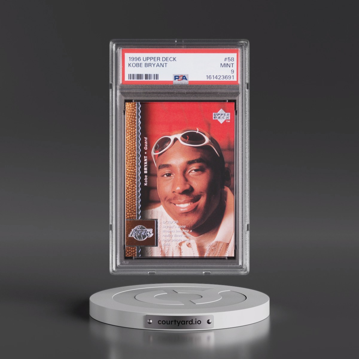 1996 Upper Deck Kobe Bryant #58 PSA 9
