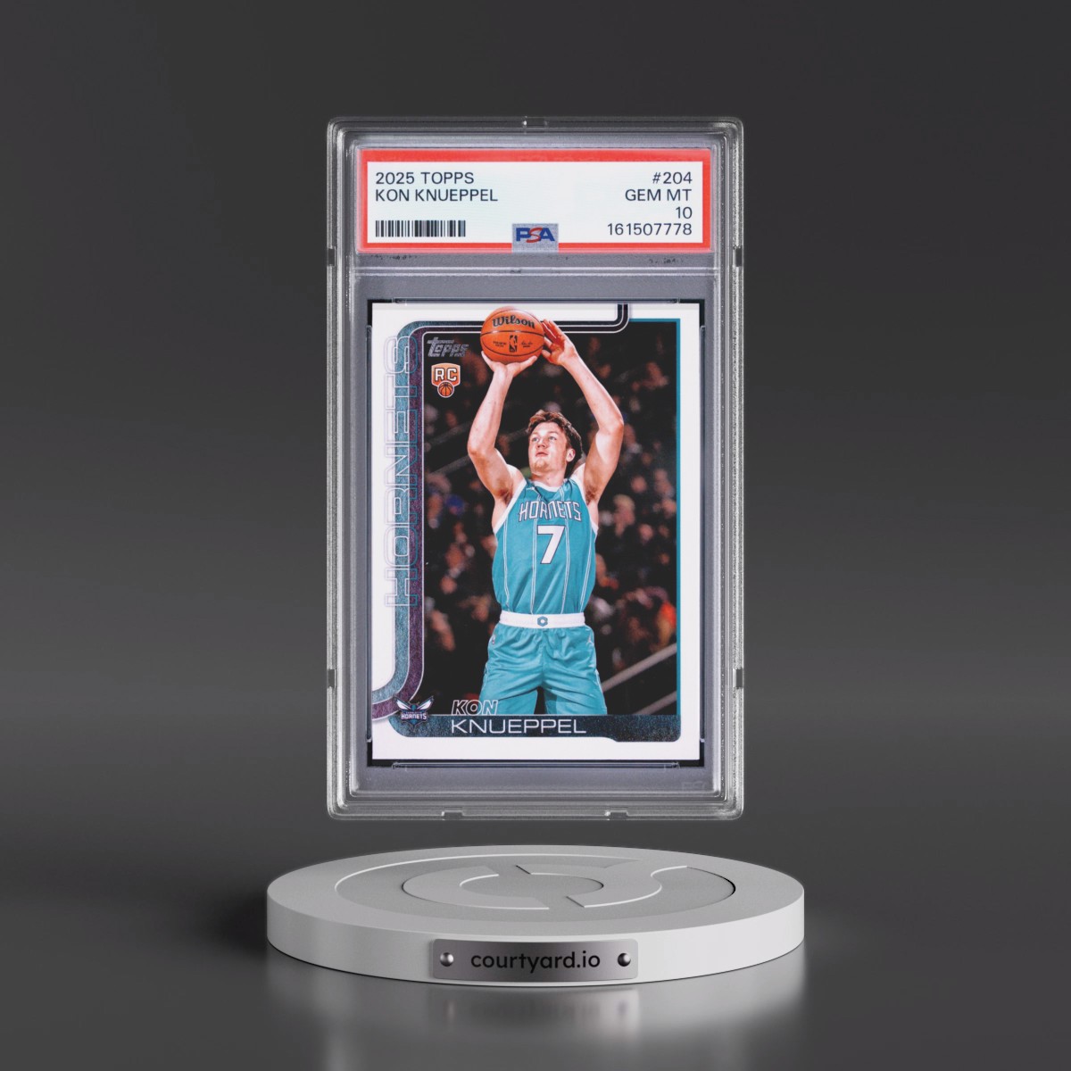 2025 Topps #204 Kon Knueppel (PSA 10 GEM MINT)