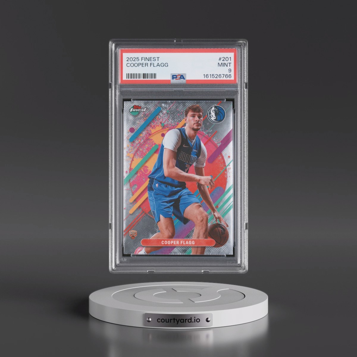 2025 Topps Finest #201 Cooper Flagg (PSA 9 MINT)