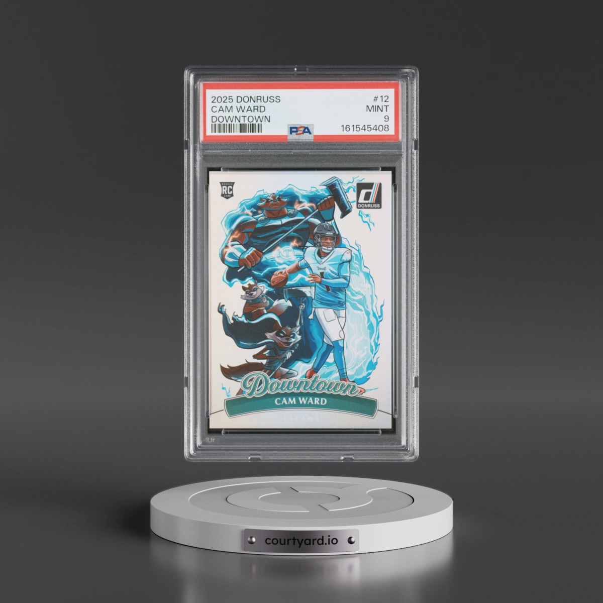 2025 Panini Donruss Downtown Cam Ward #12 PSA 9