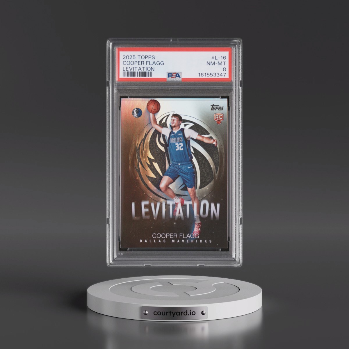 2025 Topps Levitation #L-16 Cooper Flagg (PSA 8 NM-MT)