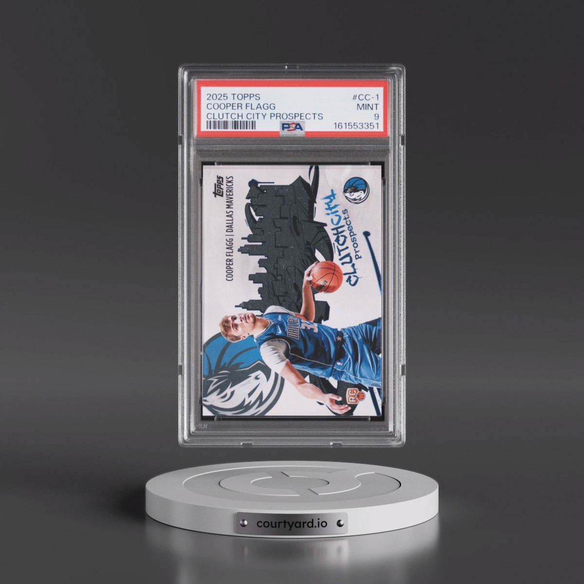2025 Topps Clutch City Prospects #CC-1 Cooper Flagg (PSA 9 MINT)