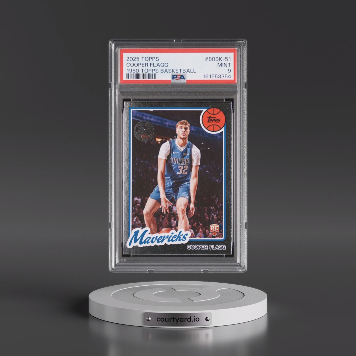 2025 Topps 1980-81 Topps Basketball #80BK-51 Cooper Flagg (PSA 9 MINT)