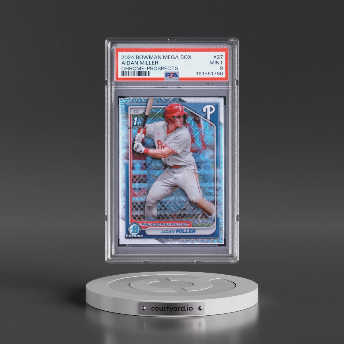 2024 Bowman Mega Box Chrome Prospects #27 Aidan Miller (PSA 9 MINT)