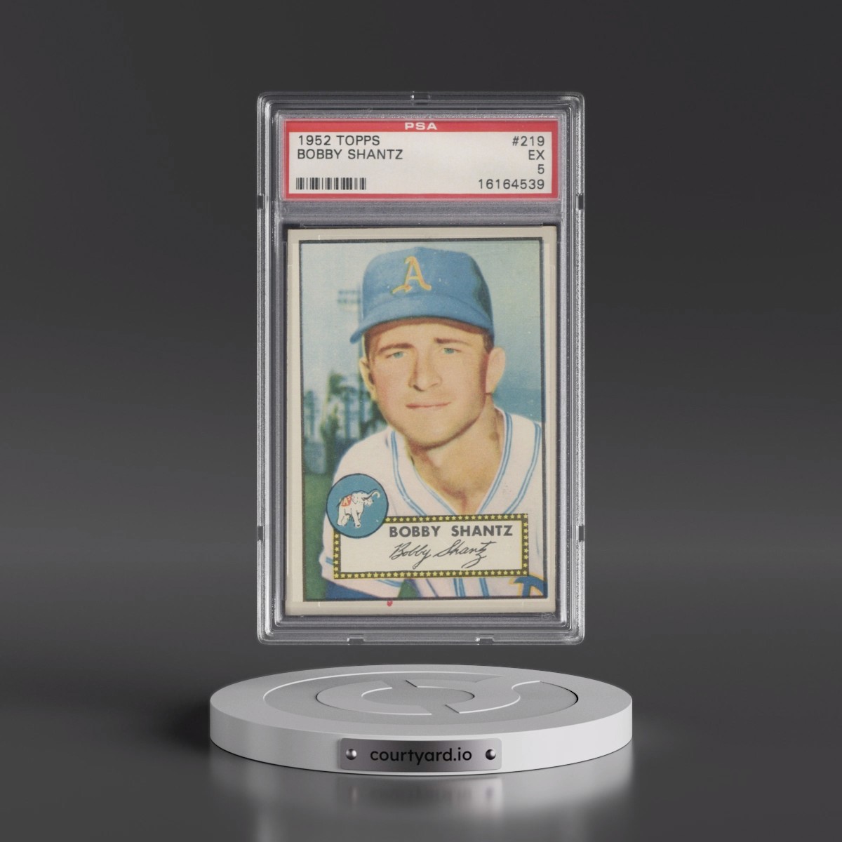 1952 Topps #219 Bobby Shantz (PSA 5 EX)
