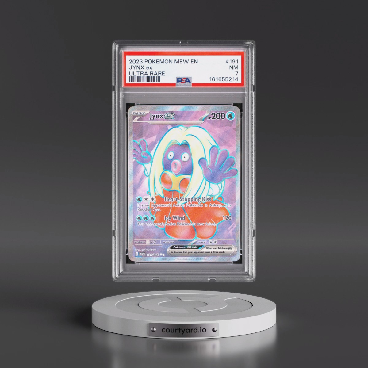 2023 Pokémon Mew EN-151 #191 Jynx EX - Holo Ultra Rare (PSA 7 NM)