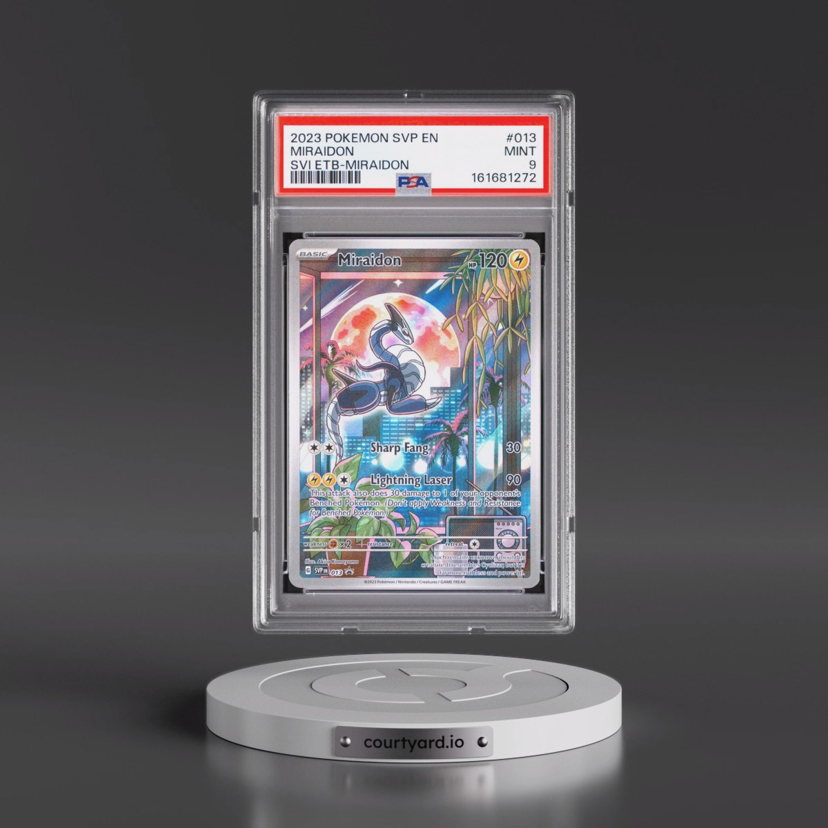 2023 Pokémon Svp EN-SV Black Star Promo #013 Miraidon - Scarlet & Violet Elite Trainer Box-Miraidon (PSA 9 MINT)