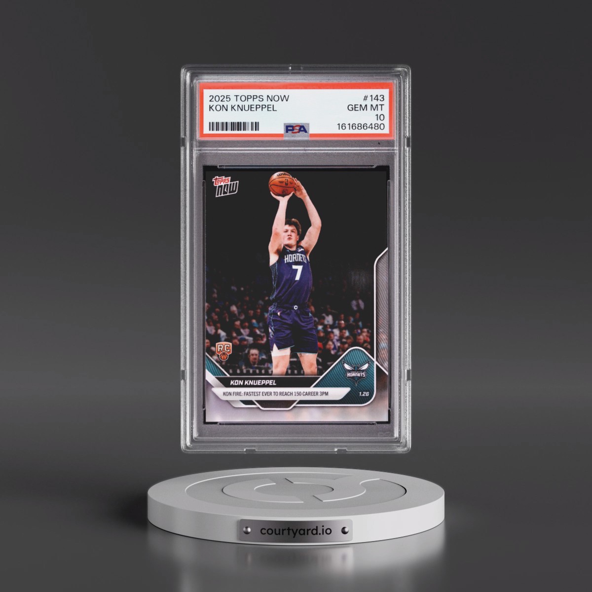 2025 Topps Now #143 Kon Knueppel (PSA 10 GEM MINT)