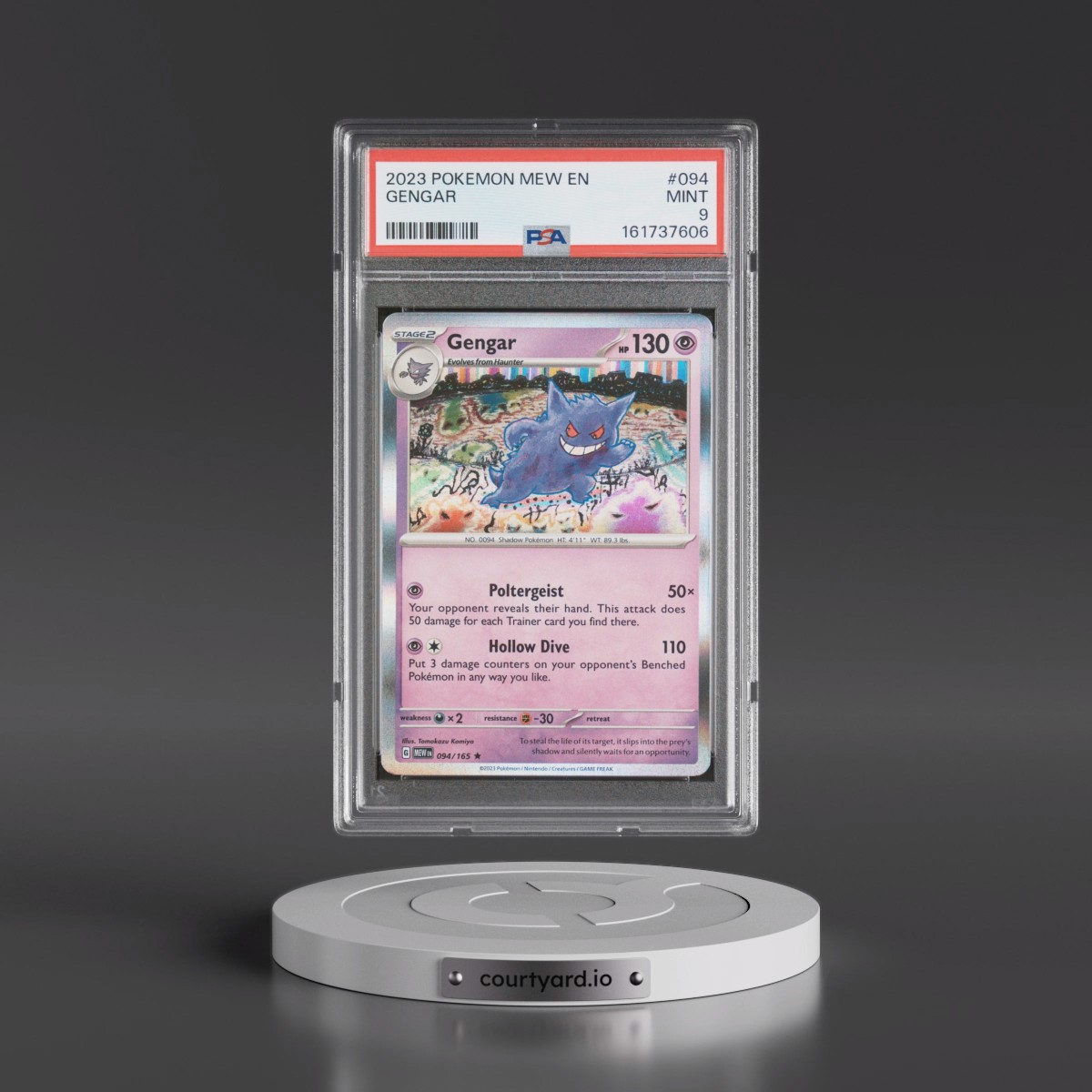2023 Pokémon Mew EN-151 #094 Gengar (PSA 9 MINT)