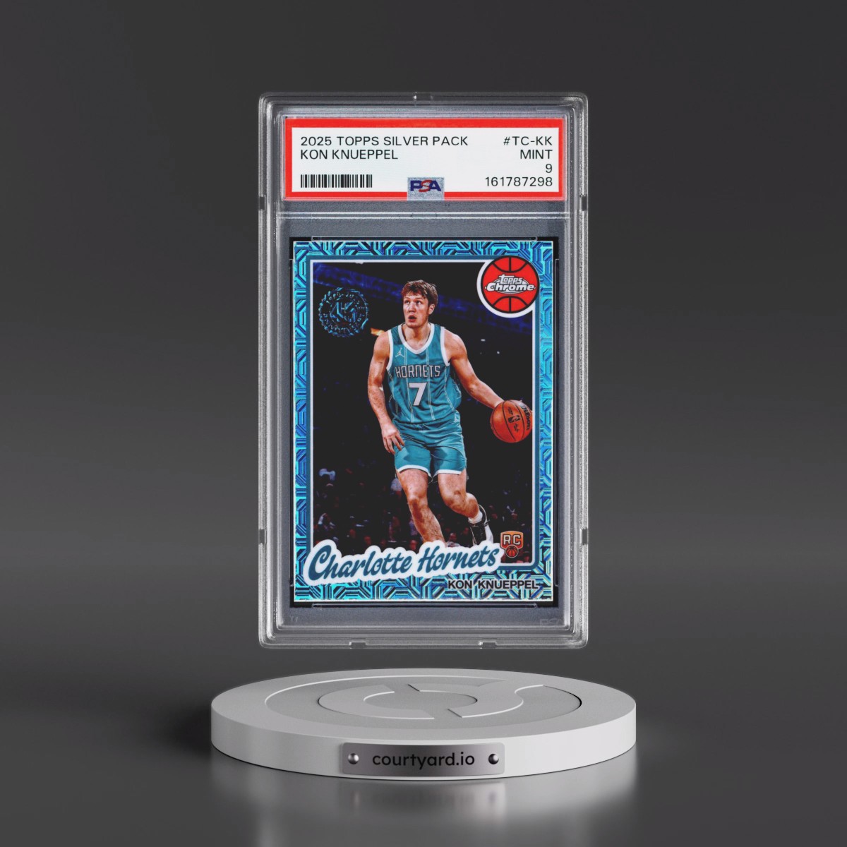 2025 Topps Silver Pack 1980-81 Topps Chrome Basketball #TC-KK Kon Knueppel (PSA 9 MINT)