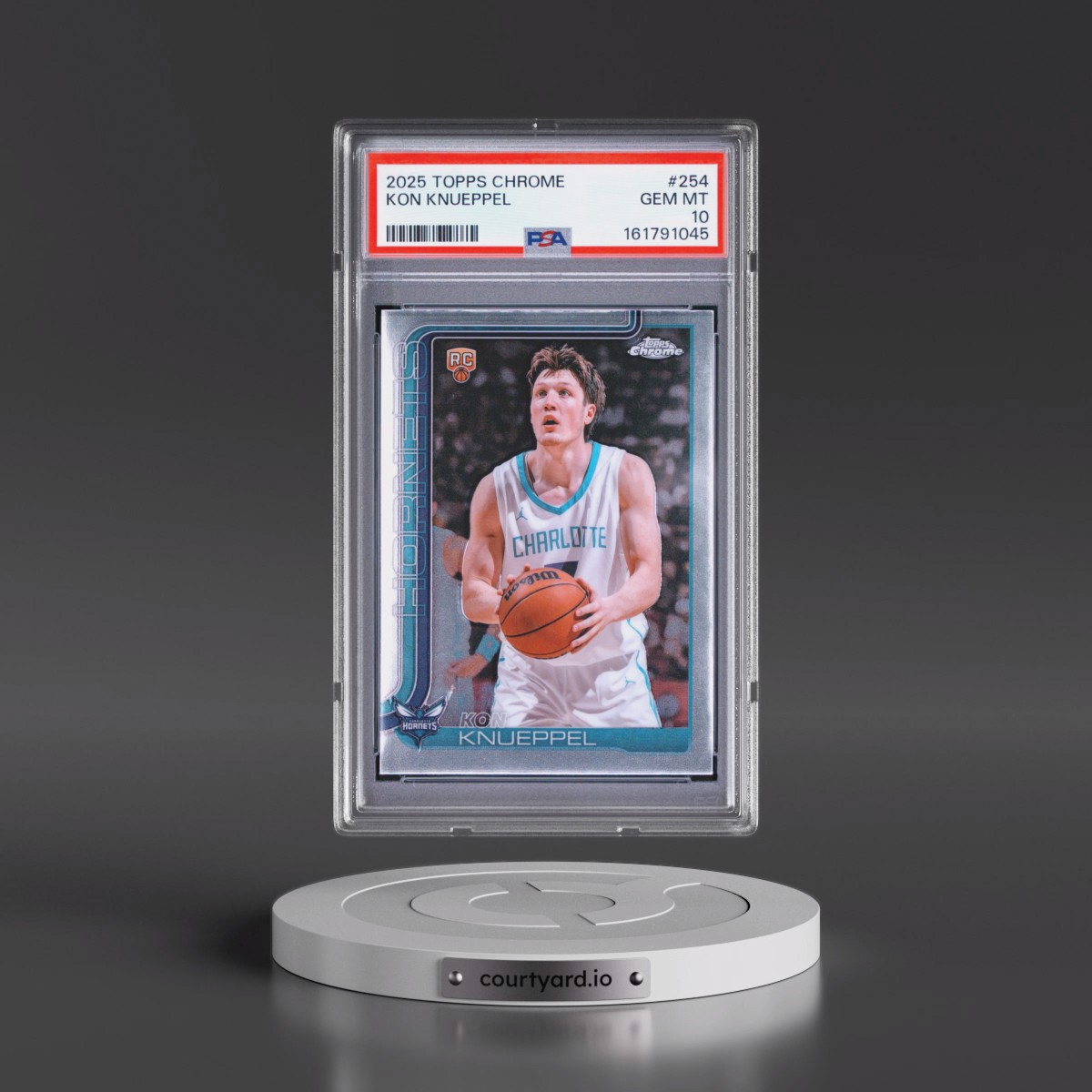 2025 Topps Chrome #254 Kon Knueppel (PSA 10 GEM MINT)