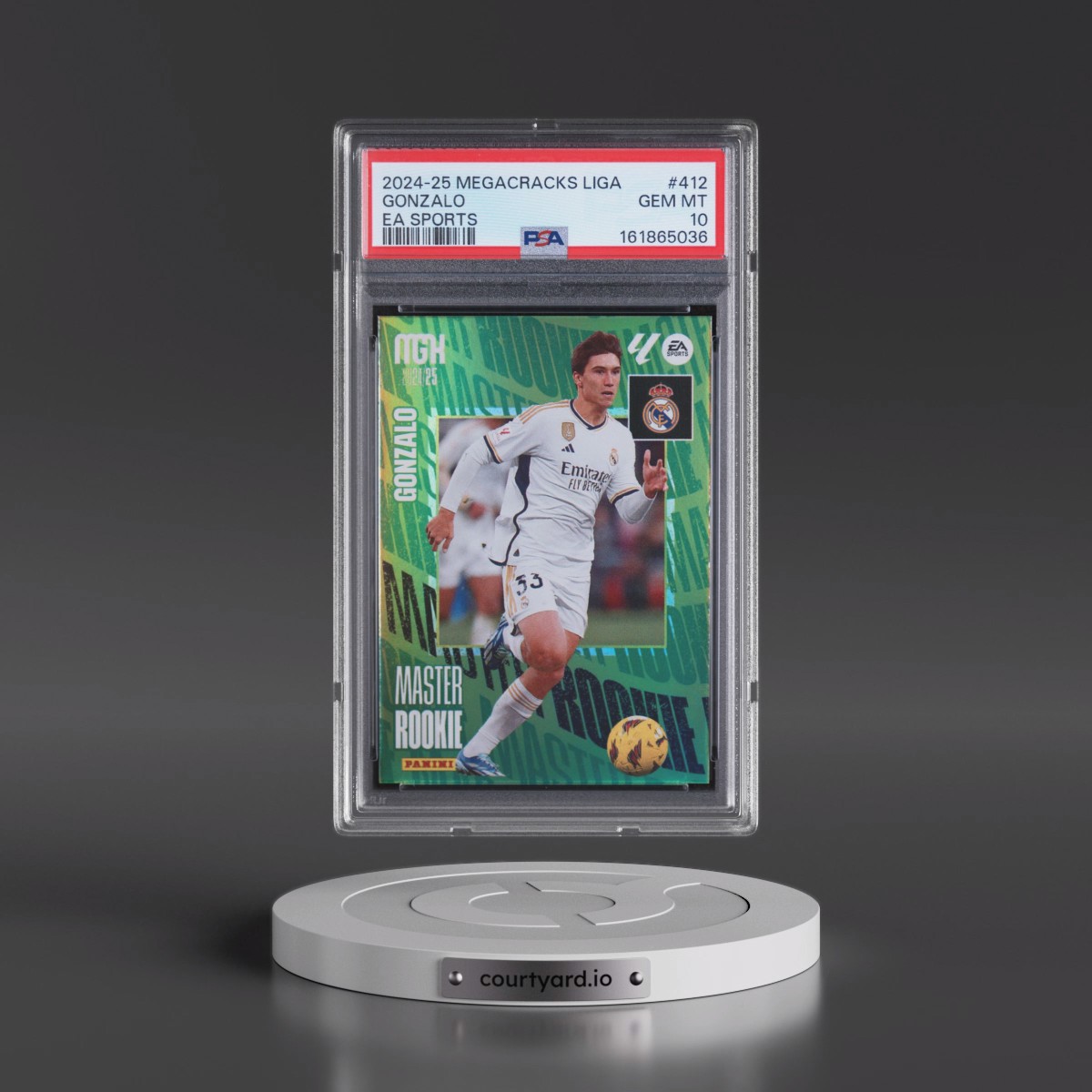 2024 Panini Megacracks Mgk Laliga EA Sports #412 Gonzalo (PSA 10 GEM MINT)