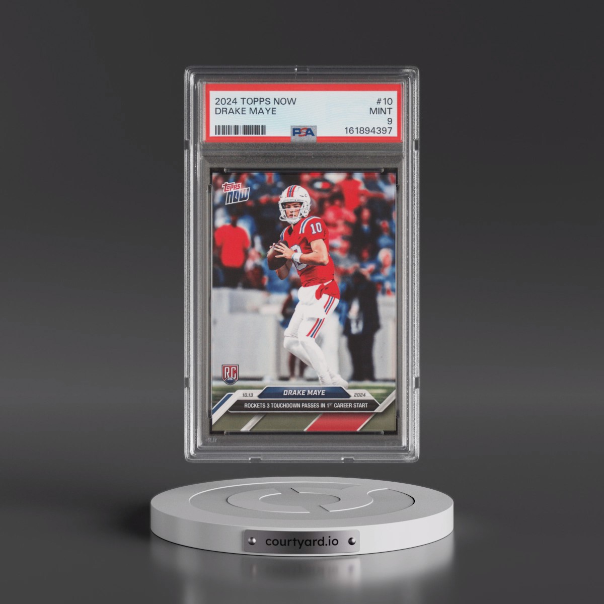 2024 Topps Now #10 Drake Maye (PSA 9 MINT)