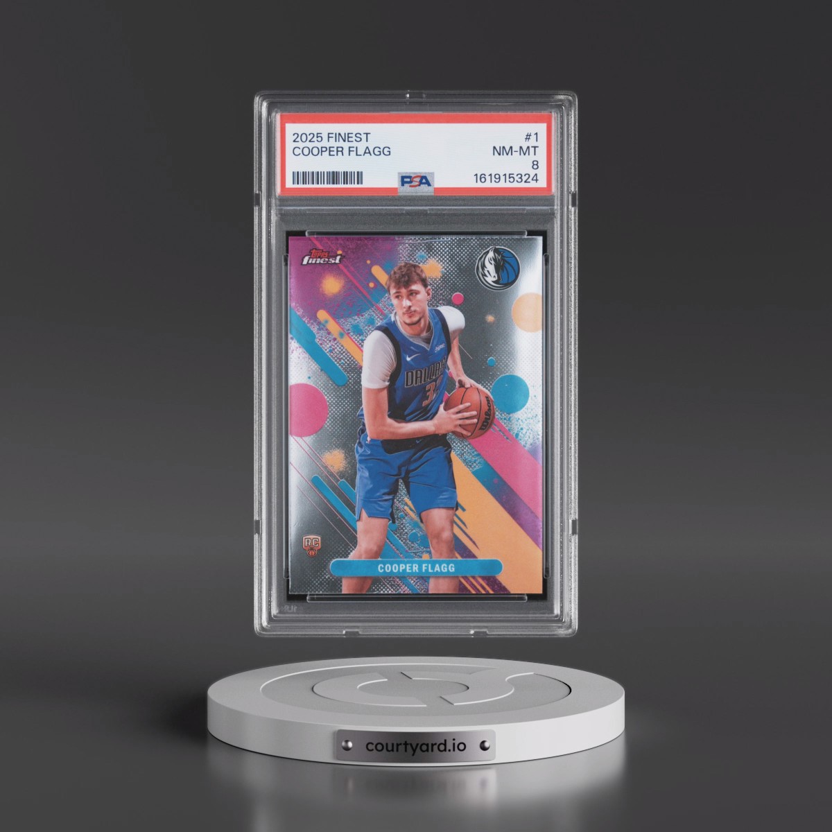 2025 Topps Finest #1 Cooper Flagg (PSA 8 NM-MT)