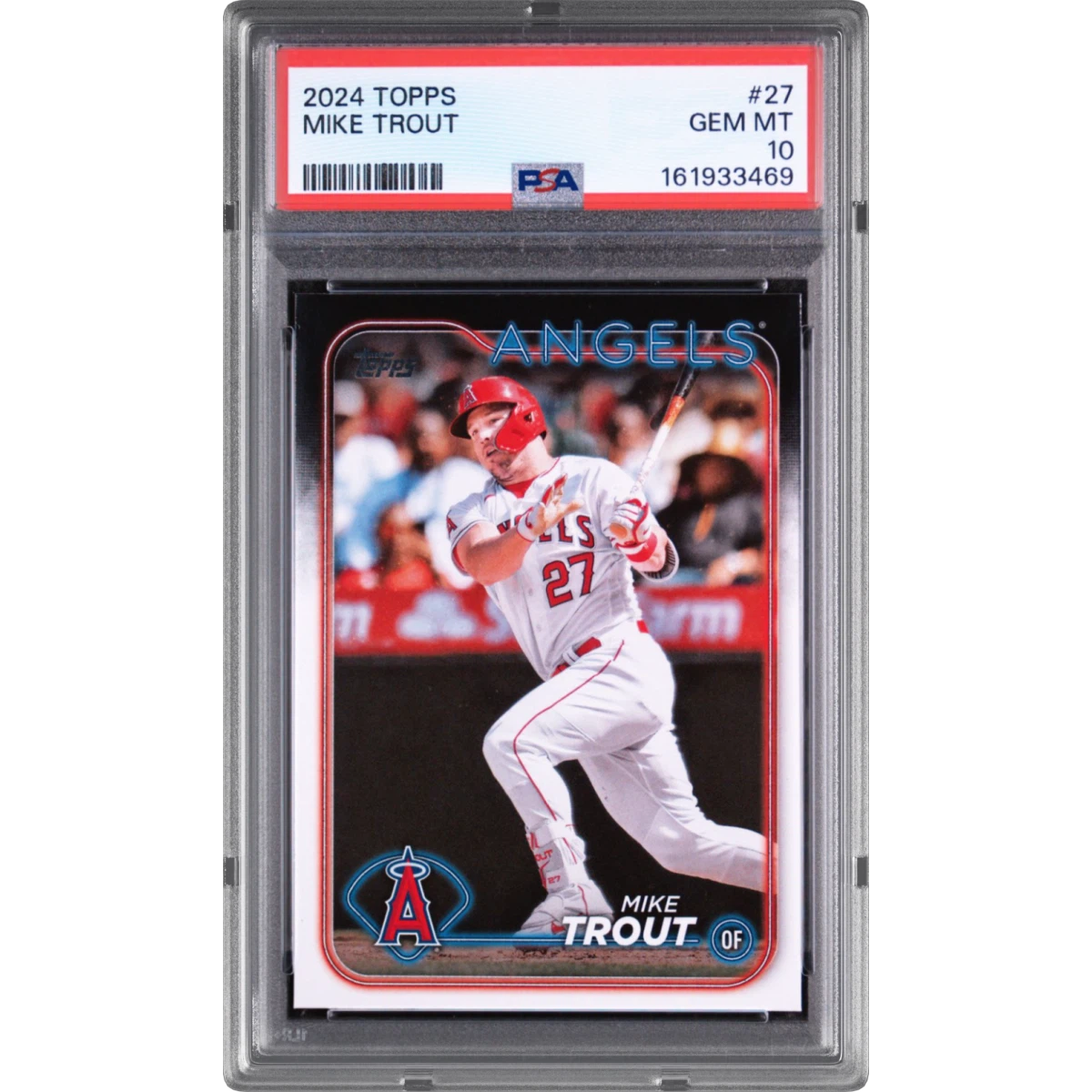 2024 Topps #27 Mike Trout (PSA 10 GEM MINT)