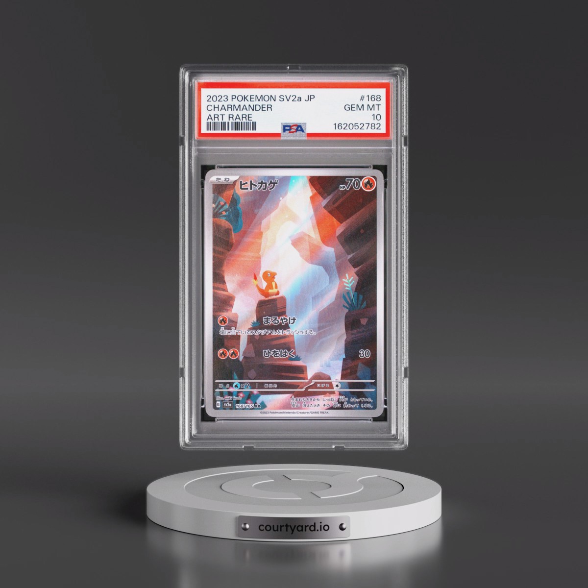 2023 Pokémon Sv2a-Pokémon Card 151 #168 Charmander - Art Rare (PSA 10 GEM MINT)